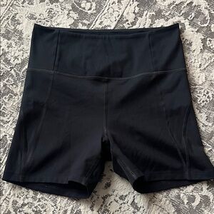 Girlfriend Collective Black Bike Shorts